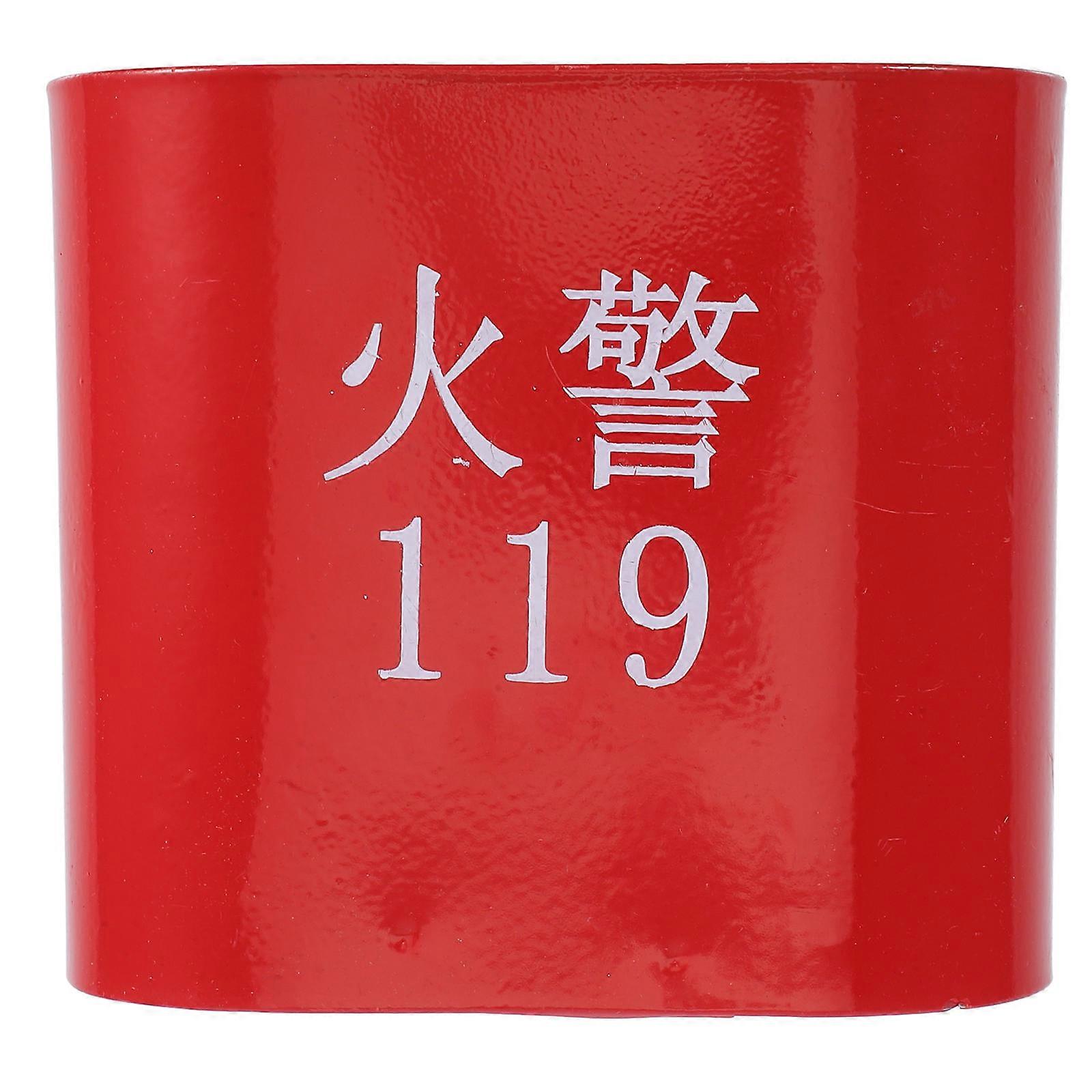 Fire Extinguisher Wall Mount Bracket for Storage 3Pcs Iron Holder Red