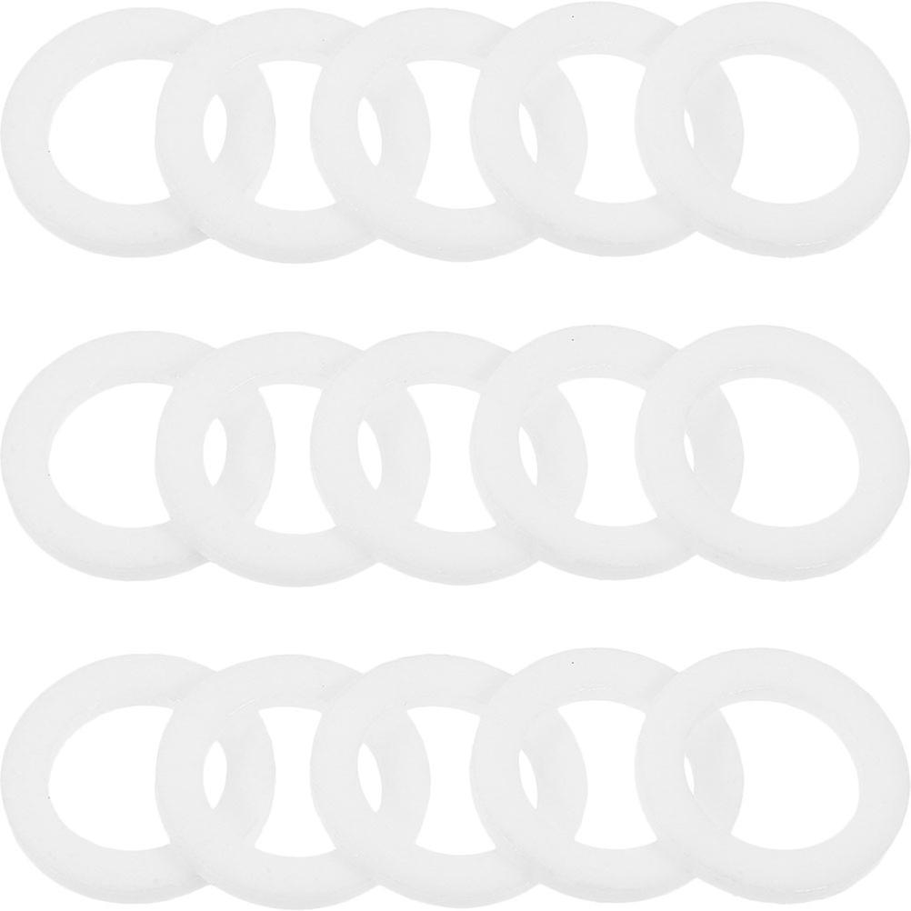 120Pcs Silicone Hose Washers for Leak-Proof Garden Hose Connections White