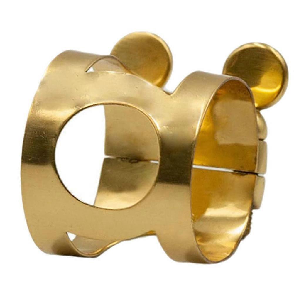 Musical Instrument Accessory 1Pcs Saxophone Whistle Clip for Beginners Artists Golden Stabilize Tube Embossed Design