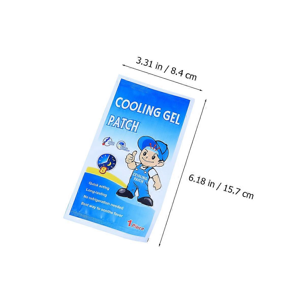 Cooling 14Pcs Bag for Fever Use Tightly Adhere to Forehead
