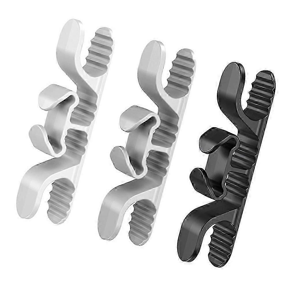 Appliances Cable Organizer Hook Shape TPR Material Home Use 3Pcs