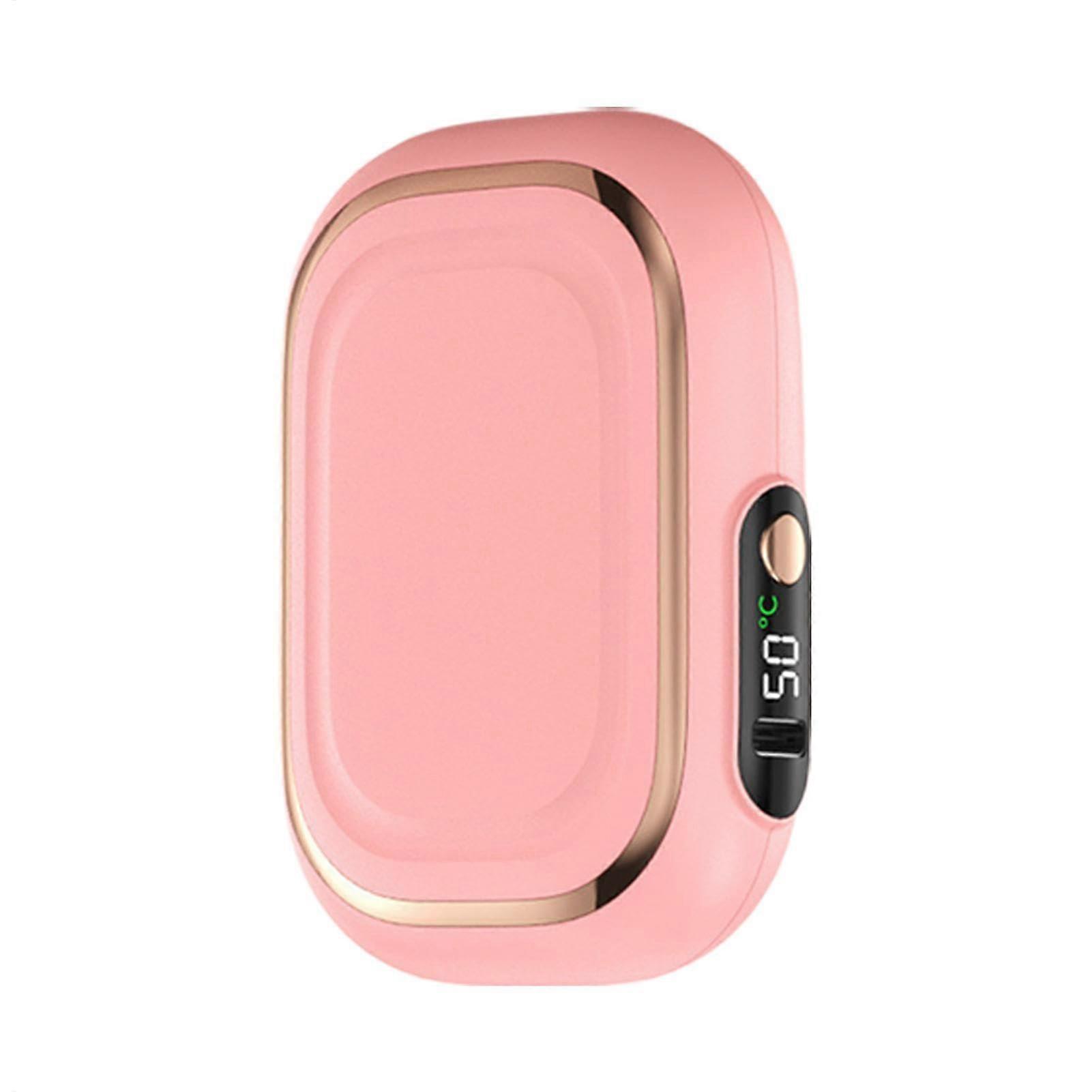 Electric Hand Warmers Rechargeable LCD Display 3.54x2.36In Adjustable Temperature Fast Heating Long Lasting Battery Hunting Camping