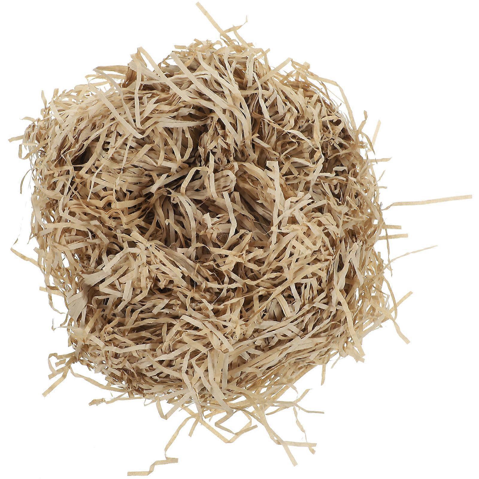 Crinkle Paper Shred Filler for Gift Packing with 10Pcs Khaki Color