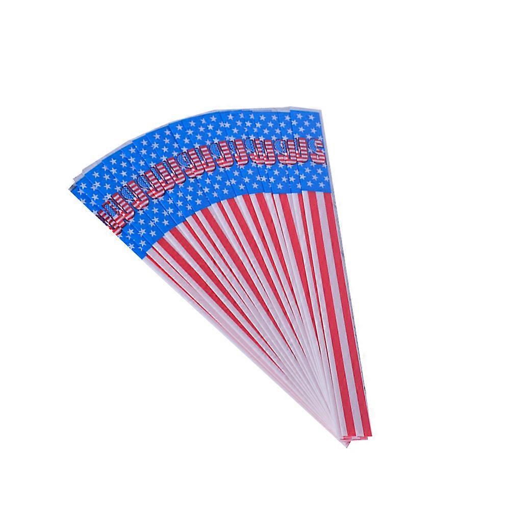 American Flag Arrow Stickers Heat Shrinkable for Decor 30Pcs Universal