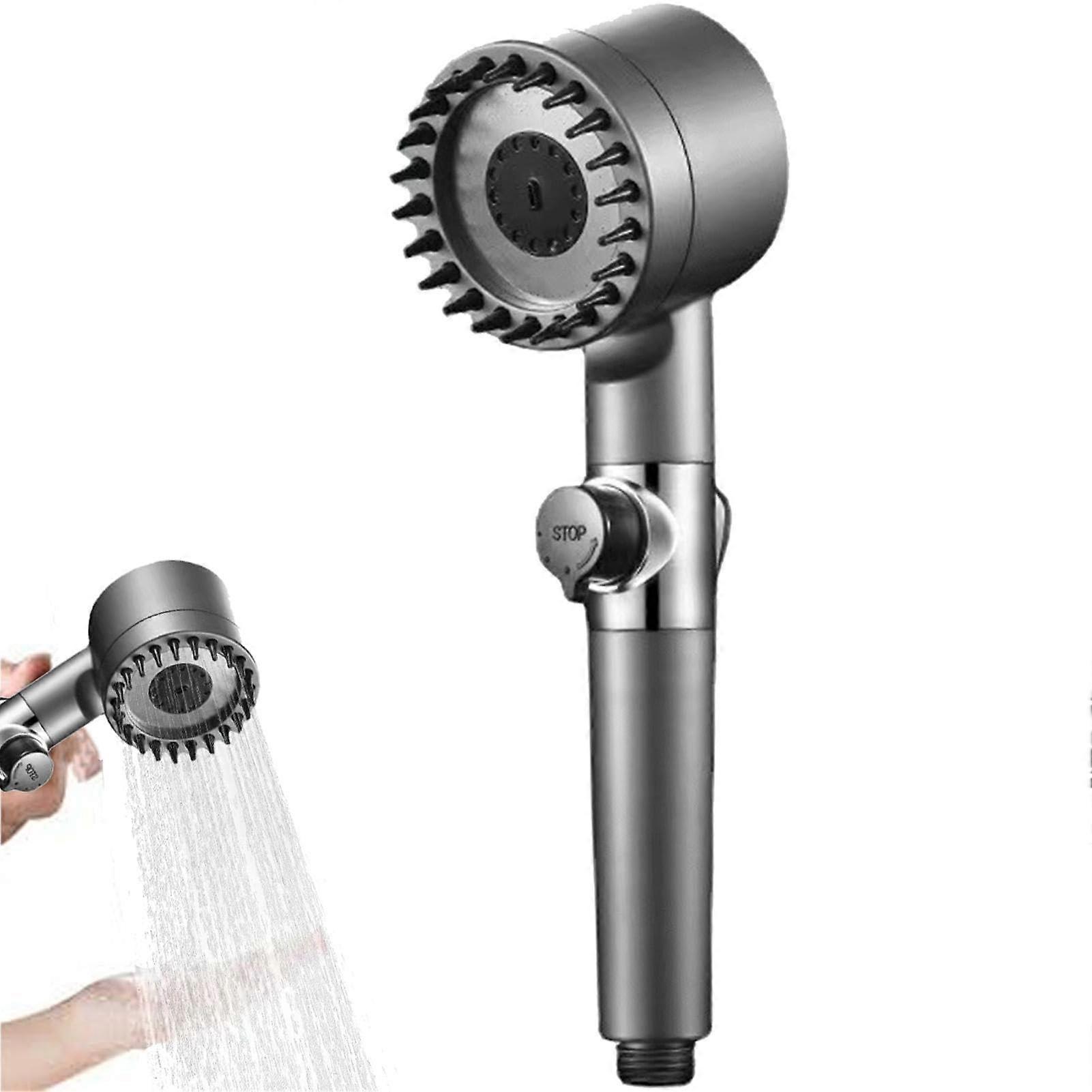 Powerful Shower Heads 3Mode Hand Held Showerhead With Filter, Powerful Wash Shower Filter Head For Home