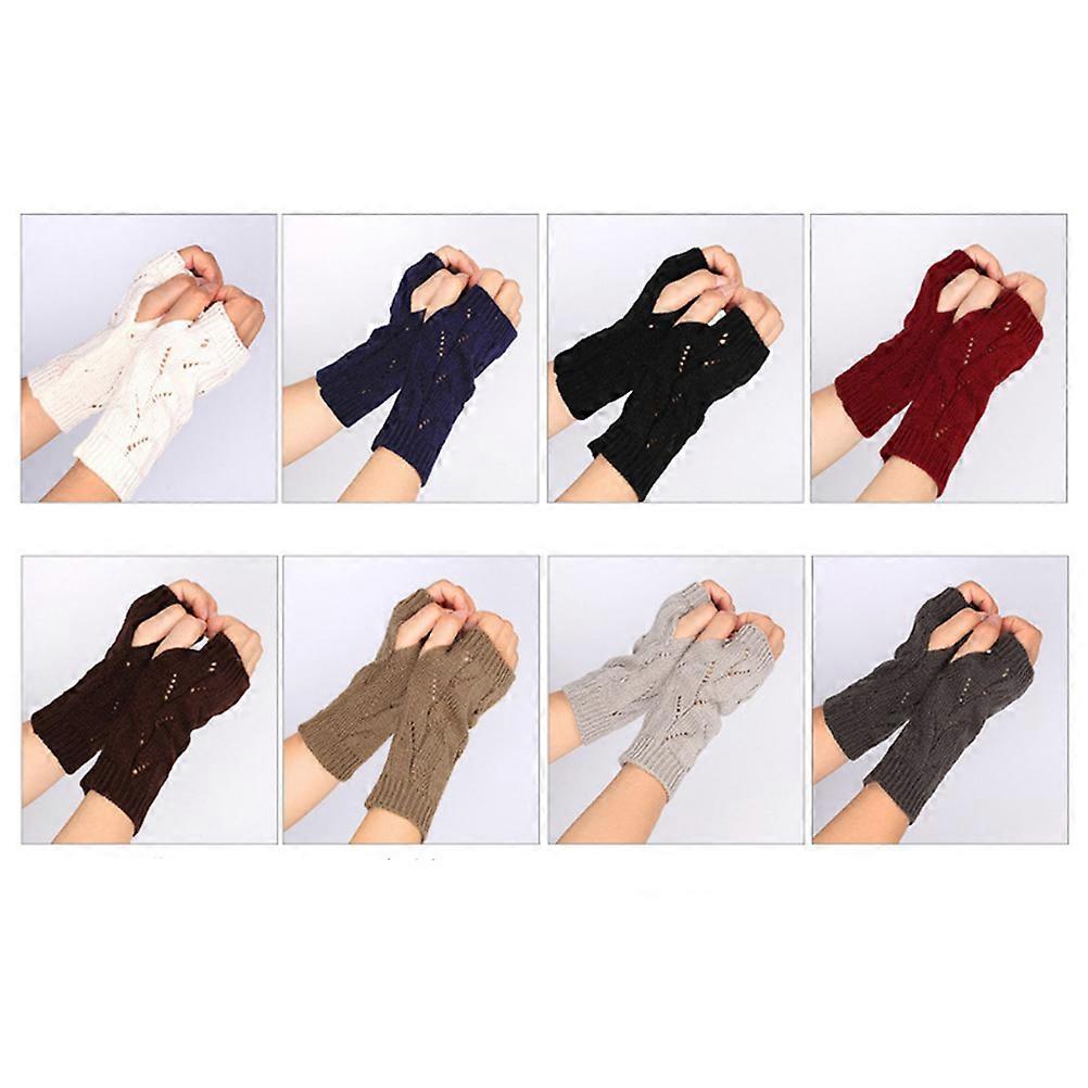 Women's Long Knitted Arm Warmers With Thumb Hole In Light Grey Perfect For Various Occasions Offering Warmth And Flexibility 1 Pair
