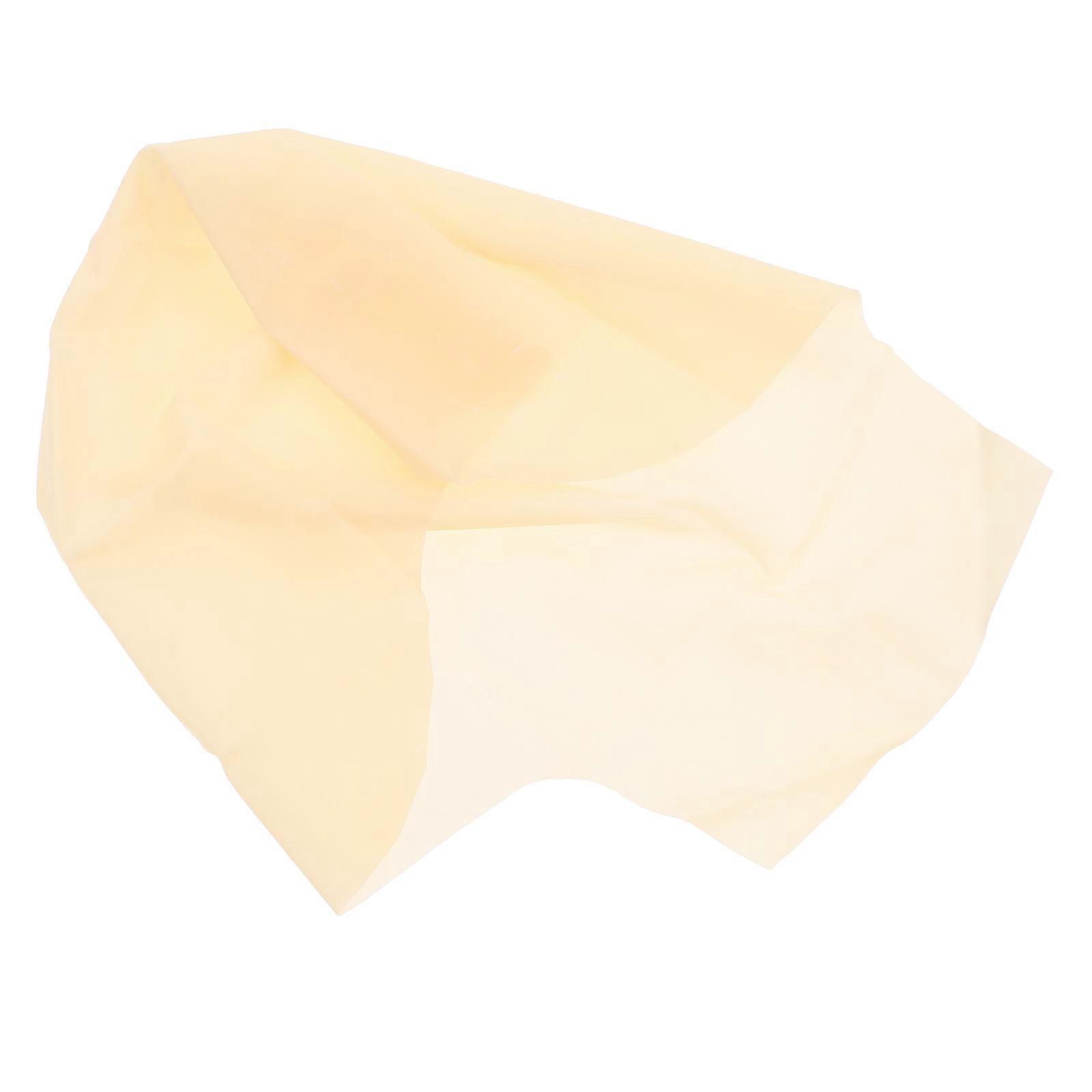 Bald Wig Latex Bald Head Wig for Cosplay 4Pcs Light Yellow Costume
