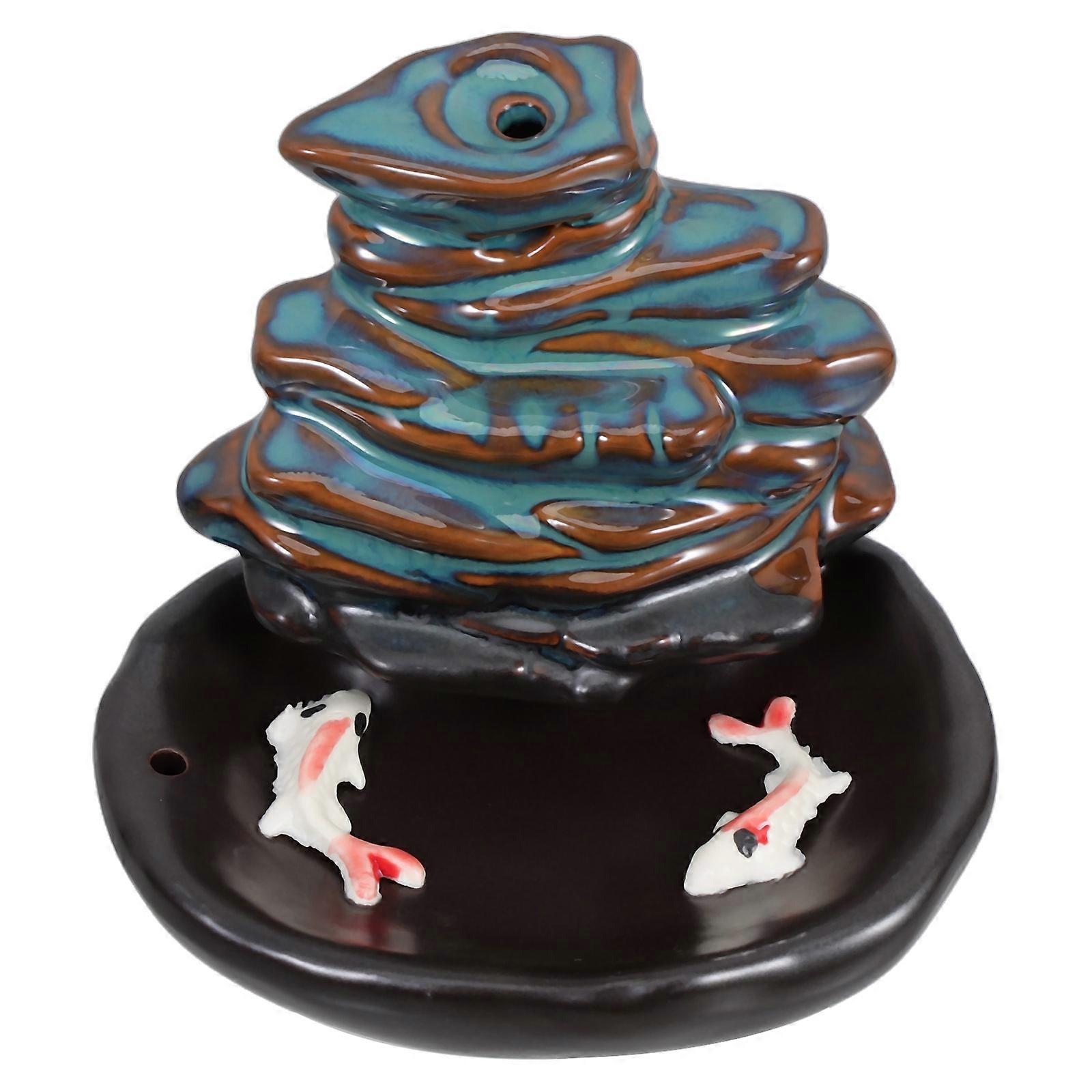 4Pcs Ceramic Burner Backflow Holder for Home Decor