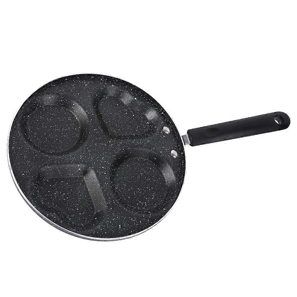 Frying Pan Egg Nonstick Pan for Kitchen Use 2Pcs Black Cookware