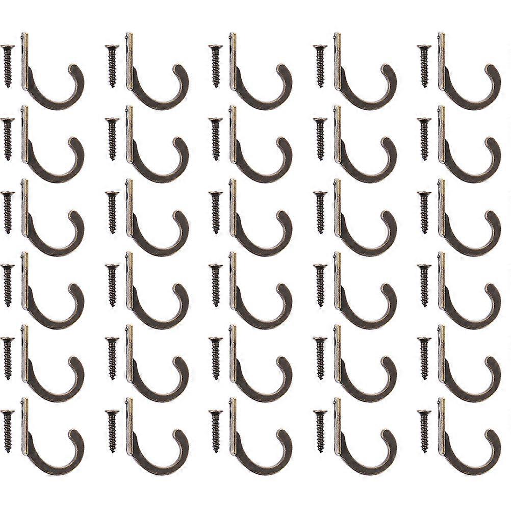 Compact Towel Hangers For Home Organization In Retro Style 150 Pcs Wall Mounted Hooks
