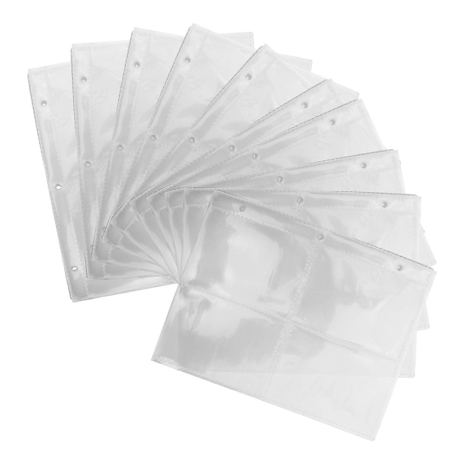 Plastic Card Storage Sleeves for Baseball Cards Pocket 100Pcs