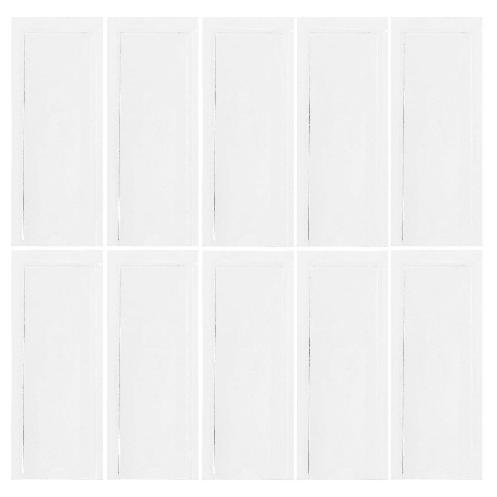 Material Card Sleeves Transparent Self-Adhesive for Storage 120Pcs