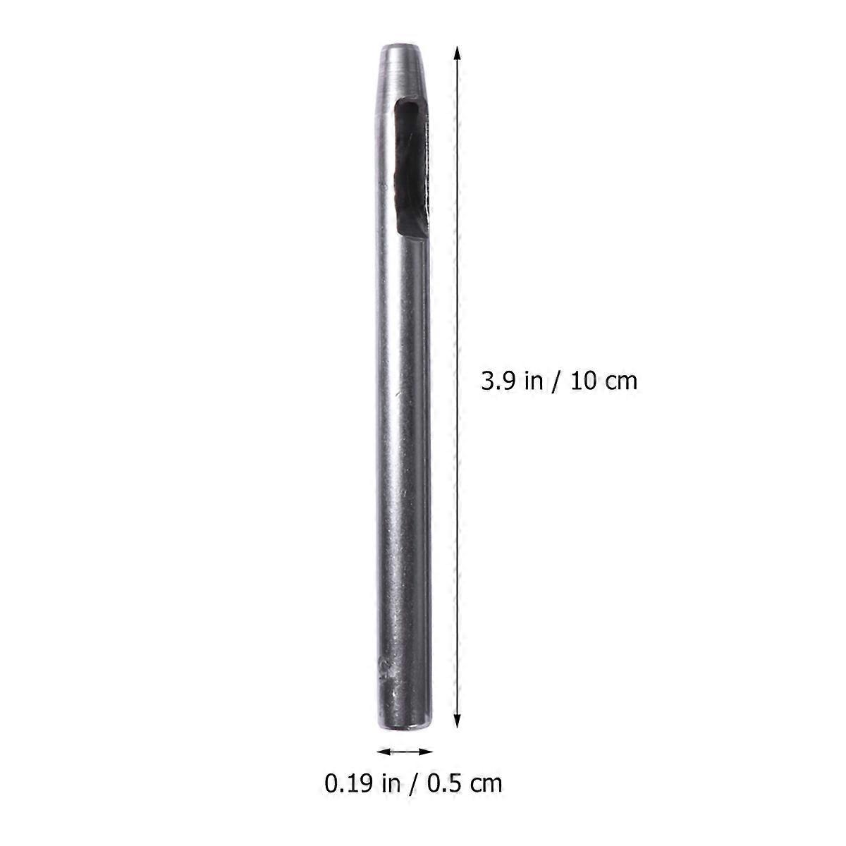 Hole Punch Kit For Home Repair And DIY Modeling Including 2 Sets Of 12 Pcs Crafted In Durable Silver Material