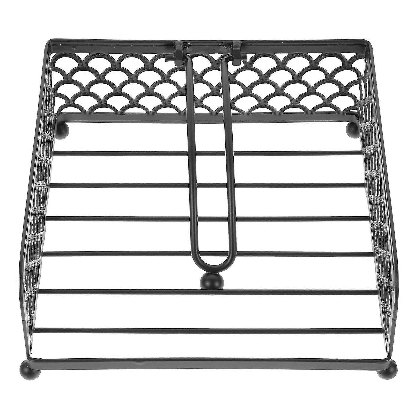 Hollow Metal Napkin Holder Napkin Storage For Restaurant Pattern Modern Design 1Pack