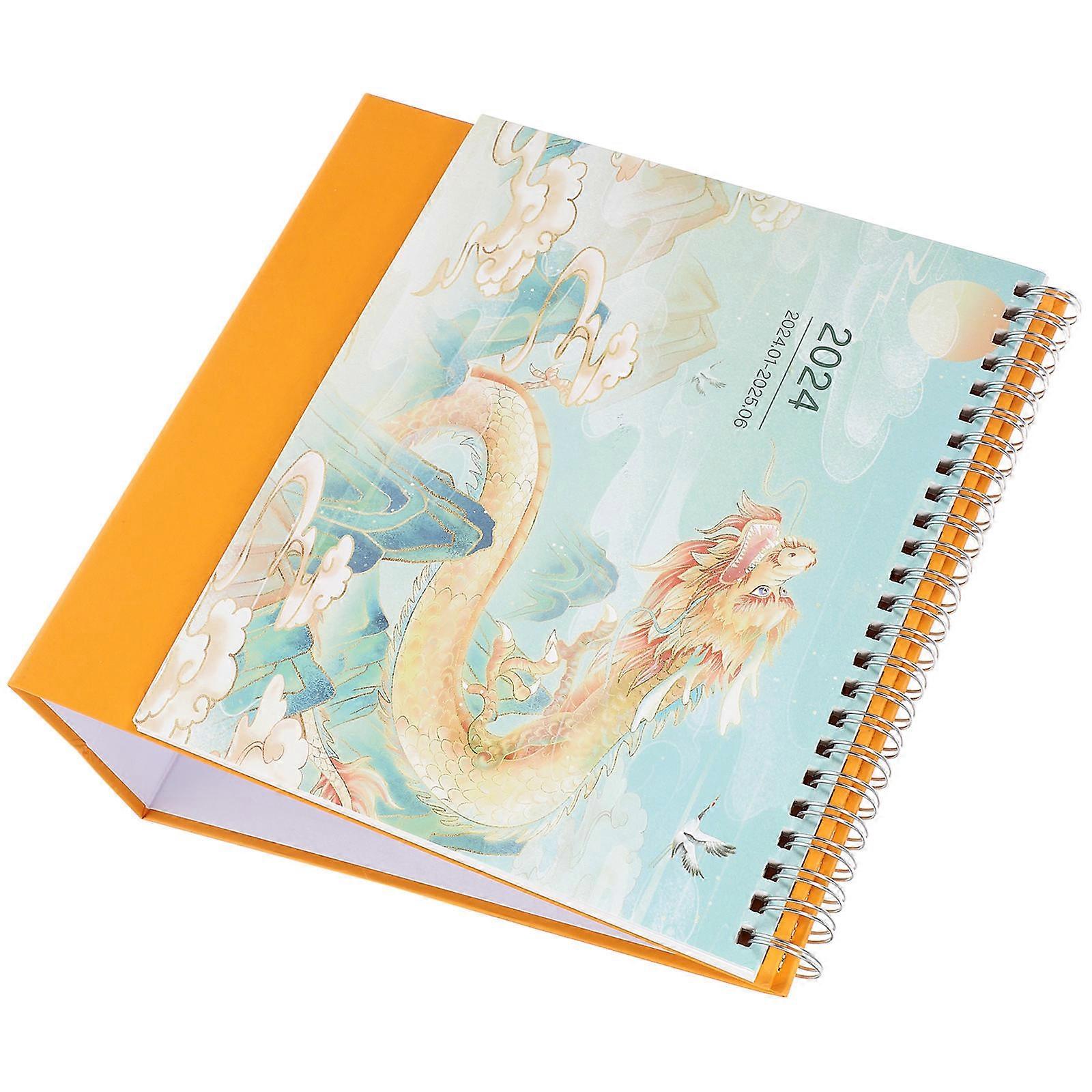 Monthly Calendar 2024 Table Calendar for Home Use 2Pcs Desk Planner