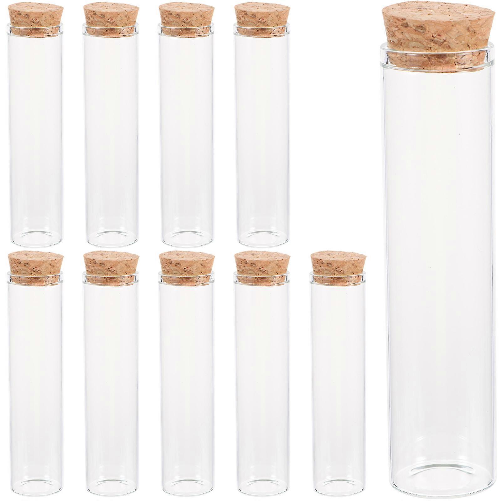 Glass Test Tubes with Cork for Storage Use 60Pcs High Borosilicate