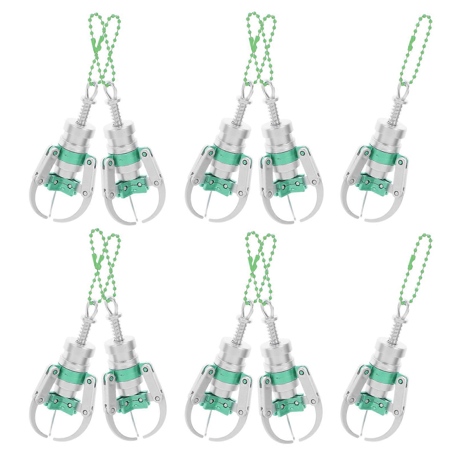 Claw Machine Pendant Mini Green Plastic Charm for Decoration 30Pcs