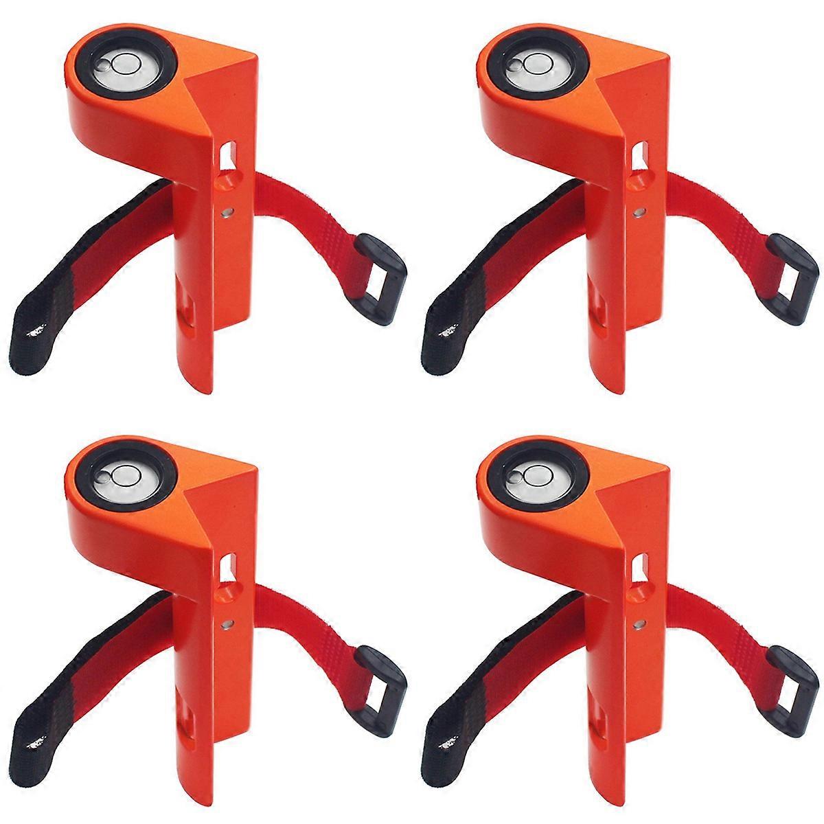 Centering Pole Leveler Bubble Assembly Right-Angle Level Strap Orange