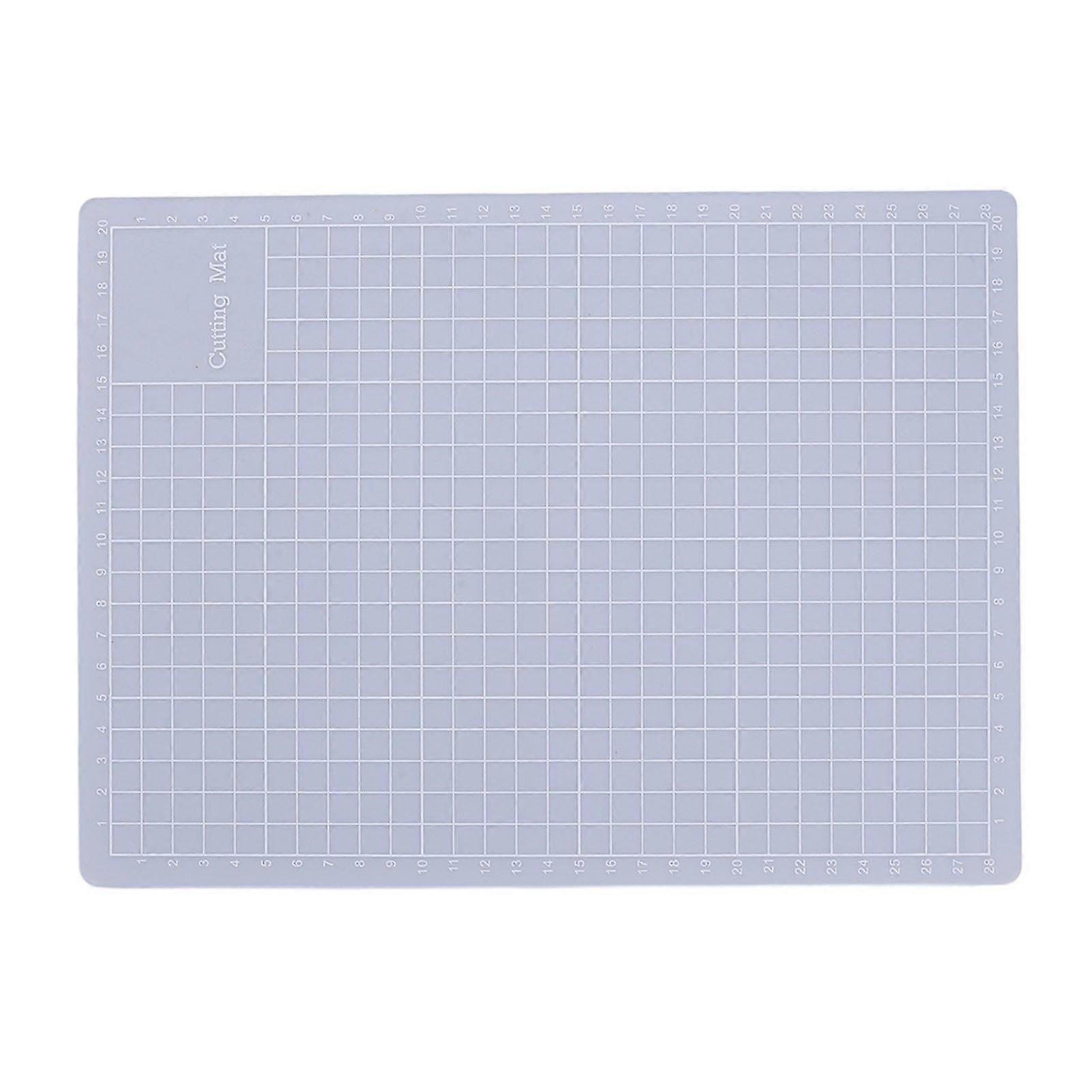 Transparent Cutting Mat Composite PVC Versatile Non Slip Pad Board for Crafting Writing Painting A4 Size
