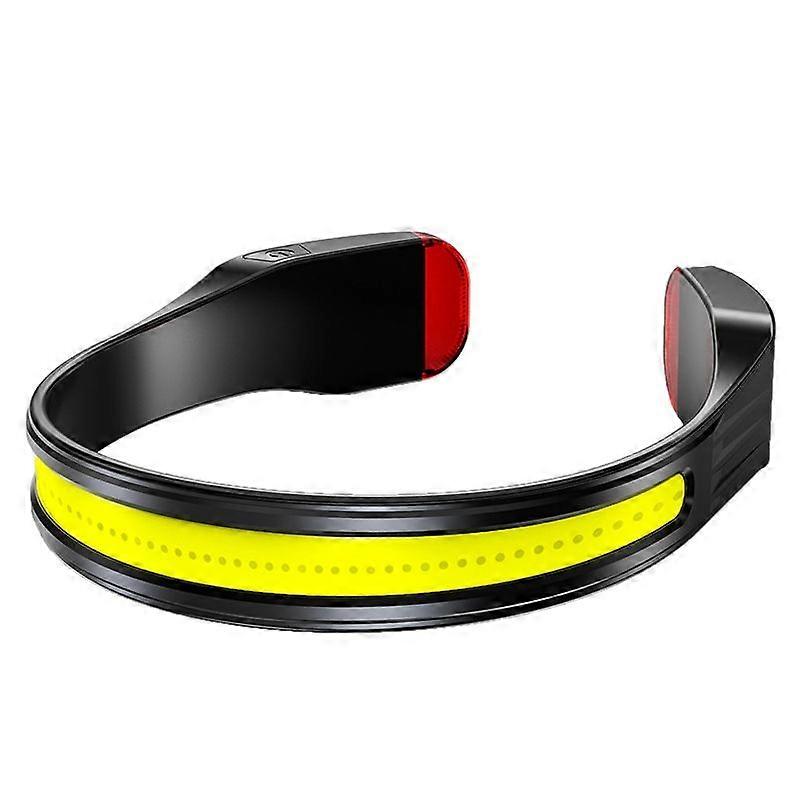 COB Floodlight Headlights With White Tail Light (Black) With White Tail Light (Black)