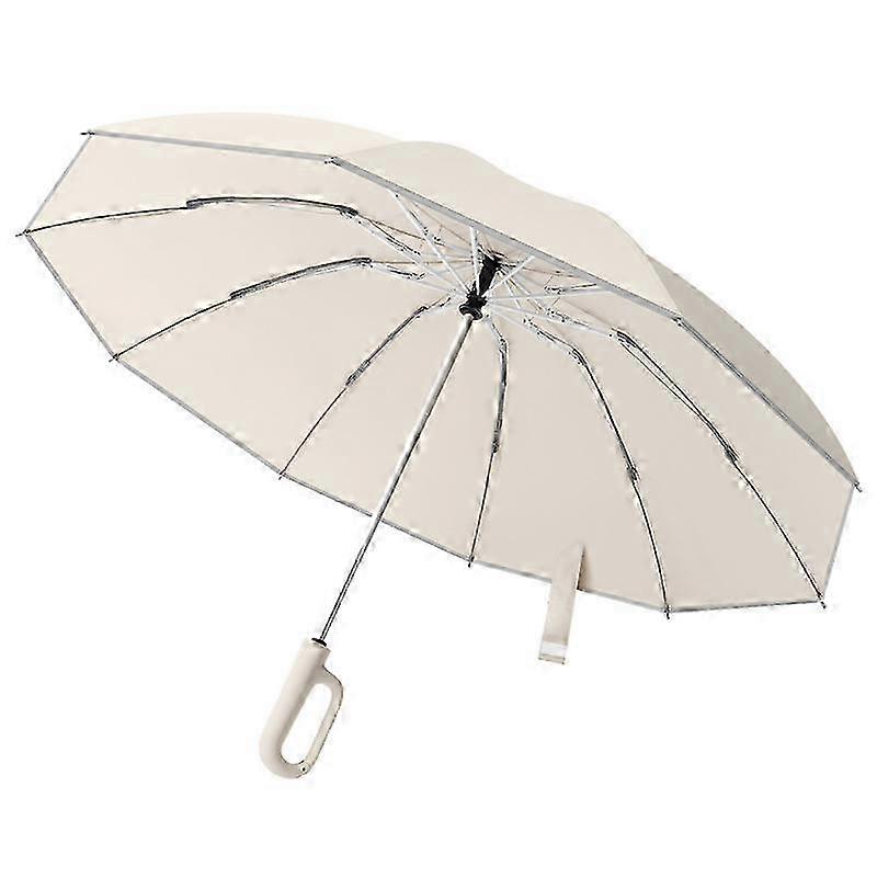 25-26 Compact Inverted Windproof Umbrella - Auto Open/Close with Vented Canopy