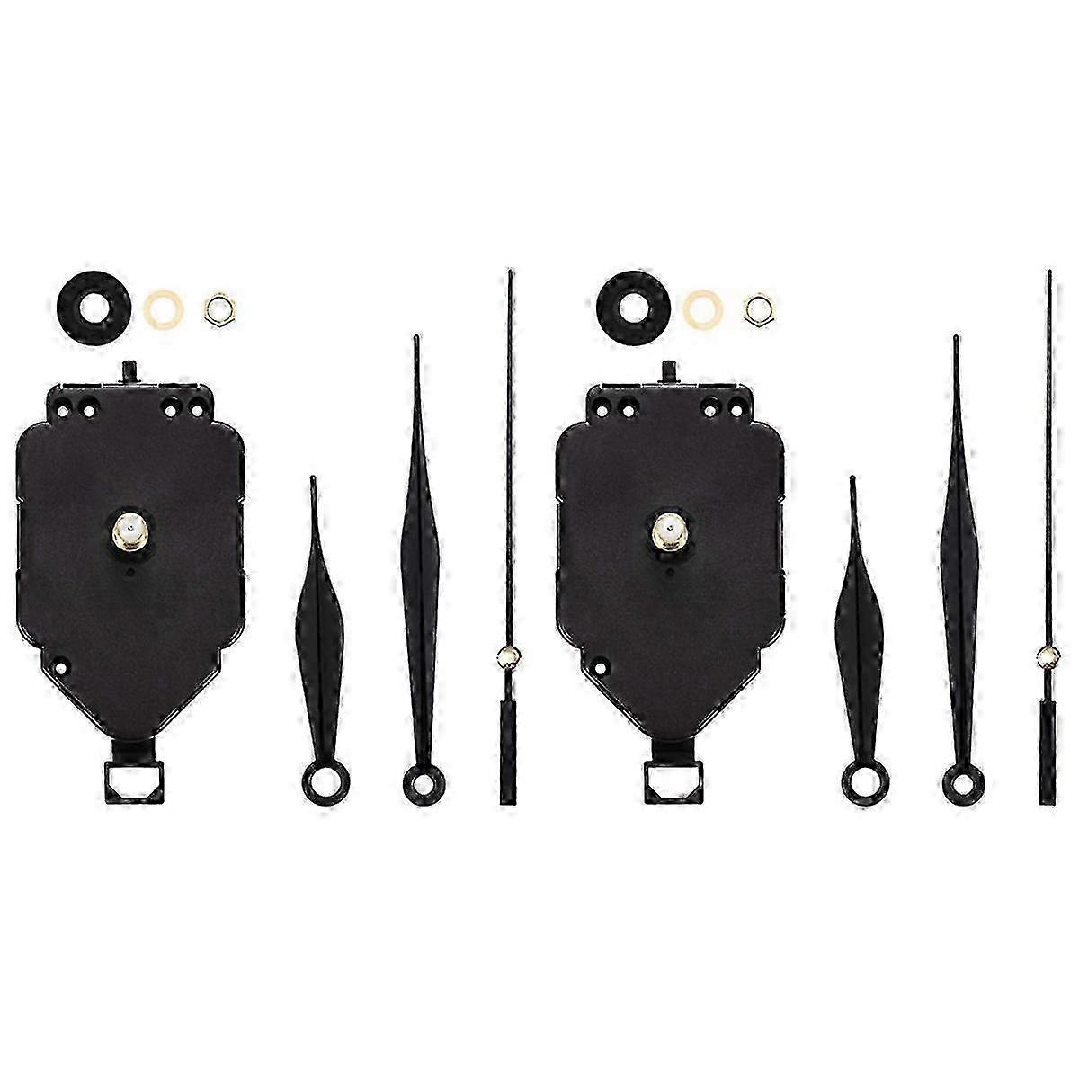 2 Set Quartz Clock Movement Kit Replacement Parts
