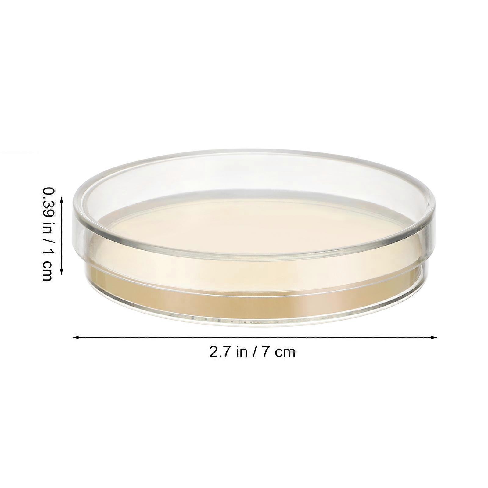 Science Experiment Agar Plates with Prepoured Petri Dishes 60Pcs for Labs