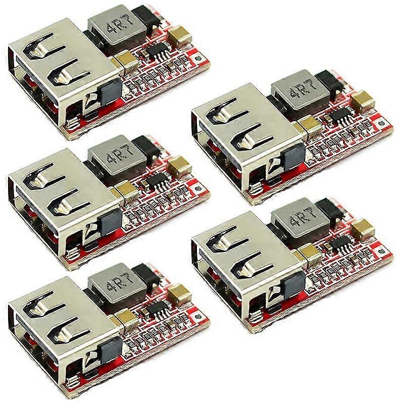 5 Pcs DC-DC Buck Converter Car Voltage Regulator Module