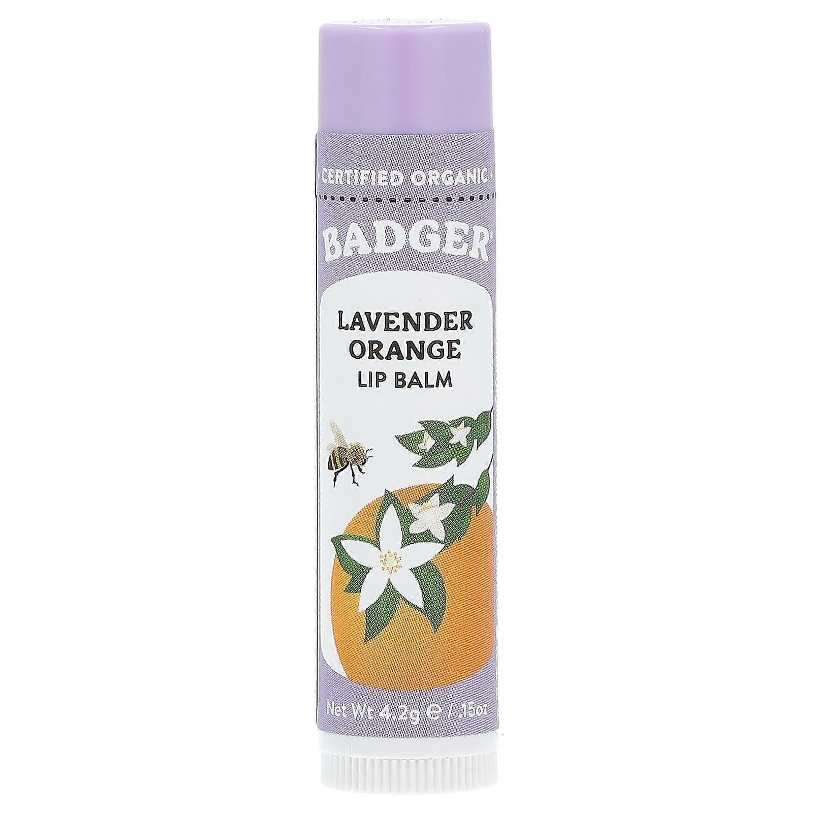 Lip Balm, Lavender Orange, 0.15 oz (4.2 g)