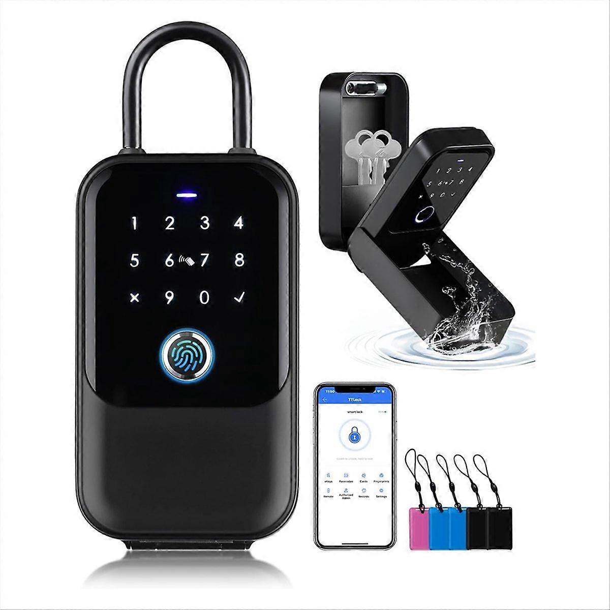 Key Lock Box Wireless Smart Key Lock Box Electronic Lock Box App