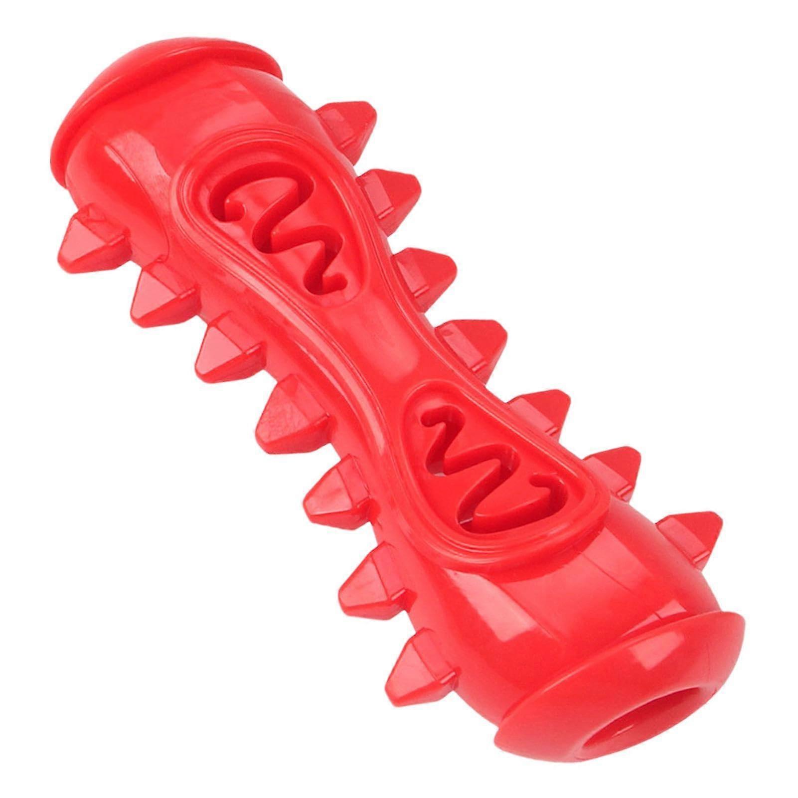 Chew Toy for Dogs Red Interactive Durable Puppy Chew Toy Teeth Cleaning Biting Toy For Puppies Training Accessory