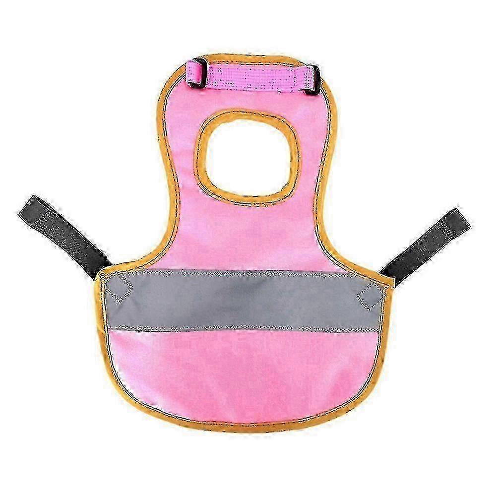 Adjustable Reflective Poultry Harness and Saddle Apron for Chicken, Duck, and Goose with Feather Protection and Visibility