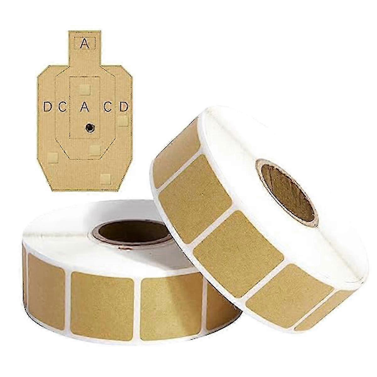 2000pcs Premium Quality Square Target Pasters-2.2cm Self-adhesive Target Stickers 25-26