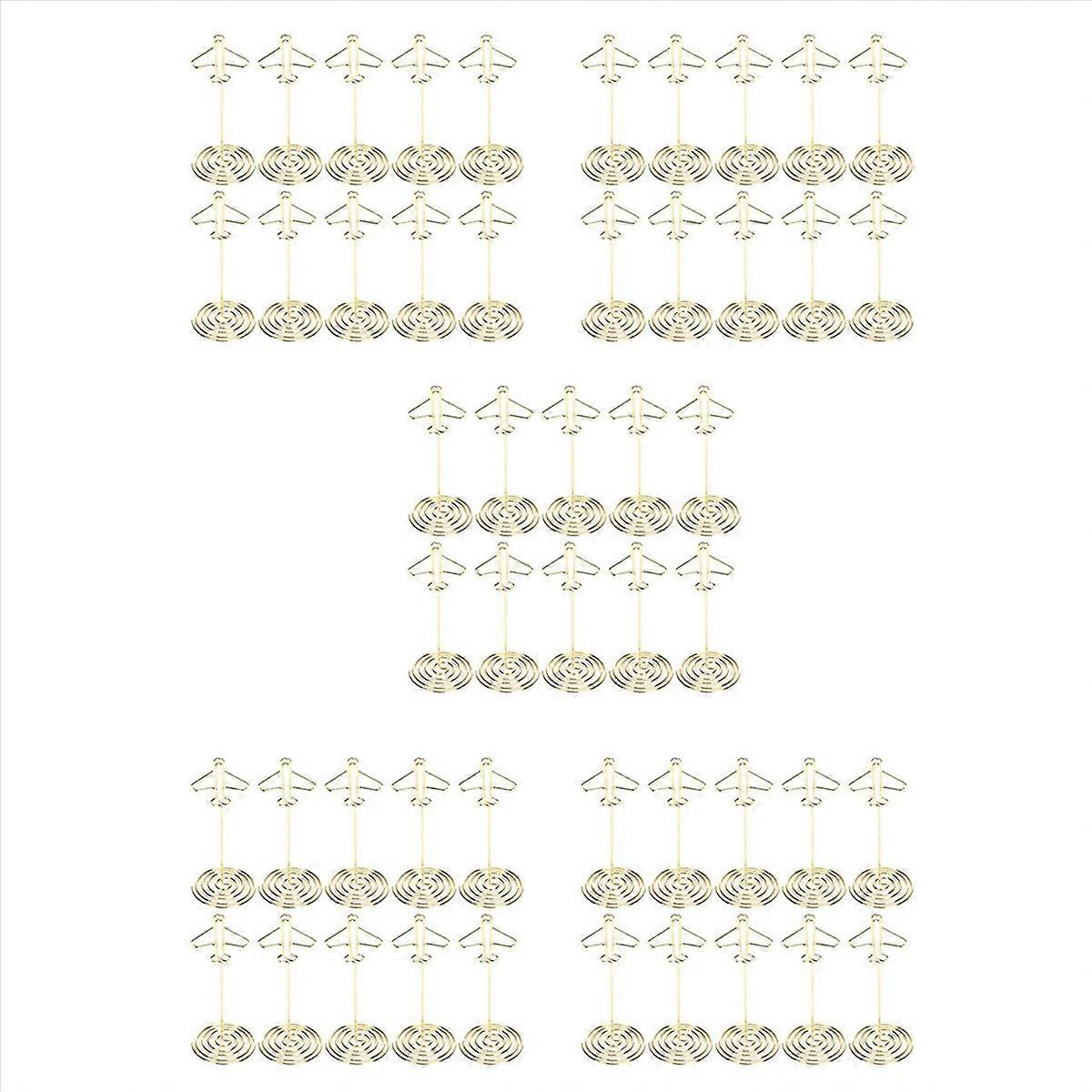 10Pcs Memo Clip Holder, Table Number Name Card Holder with Base