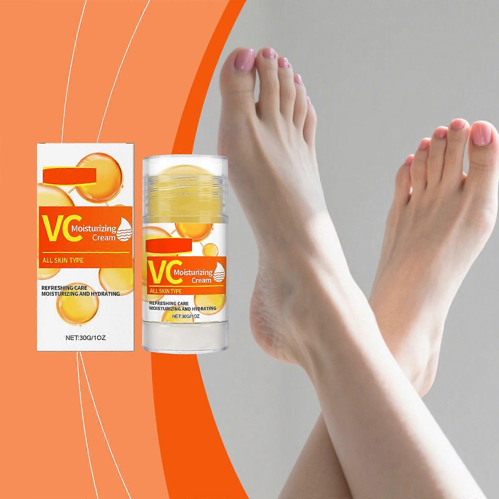 Urea Hydrating and Anti-Cracking Foot Cream with Vitamin C, Moisturising and Relieves Cracking and Dryness Foot Cream, Foot Lotion Stick for Heels, Dr
