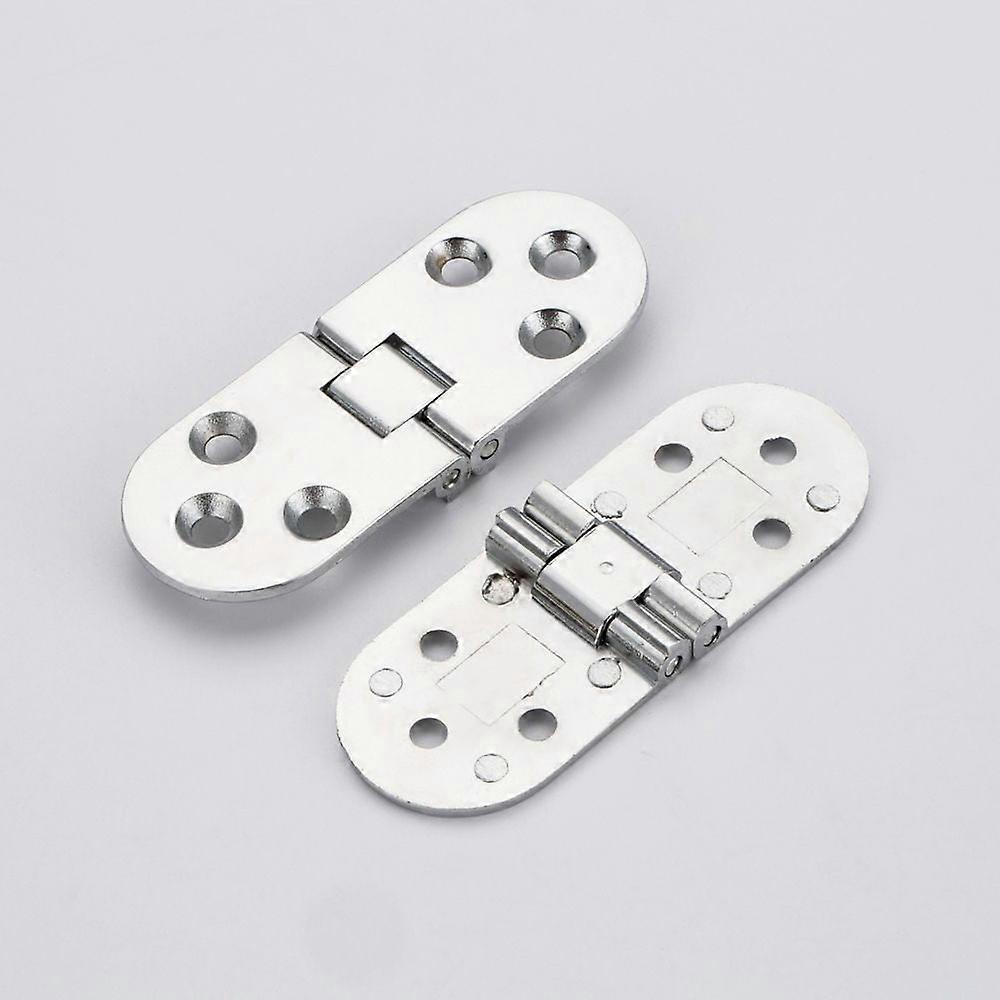 Flush Mounted Folding Hinges Self Supporting Folding Table Cabinet Door Hinge Silver