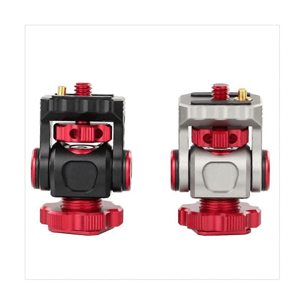 Monitor PTZ Bracket Live Universal PTZ Mobile Phone -Single PTZ Monitor Mini Portable PTZ Bracket,Titanium