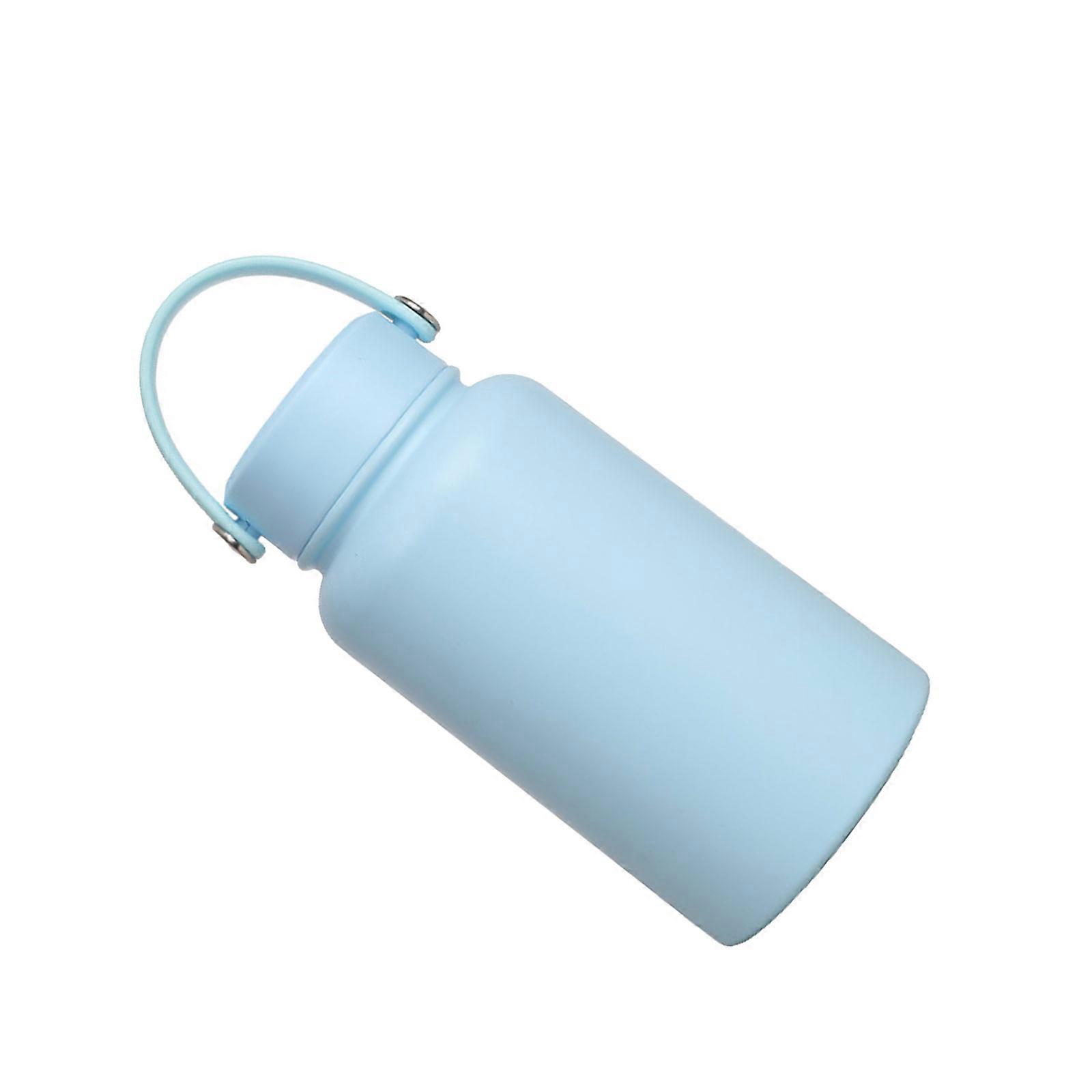 Durable Nonrust Steel Water Bottle 650ml Vacuum Insulated Large Capacity Wide Mouthes For Active Livelihoods  Sky Blue