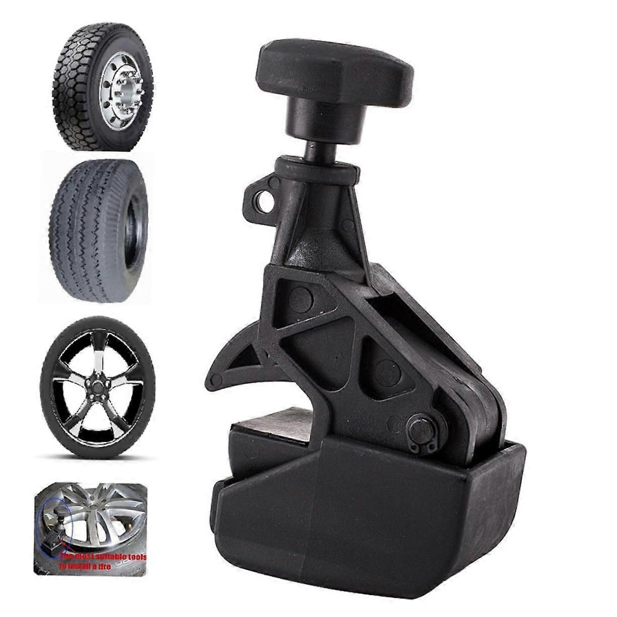 Car Tire Disassembling Tool Set Black Hub Changer With Adjustable Clamp And Grip Handle 3Piece Wheel Change Kit