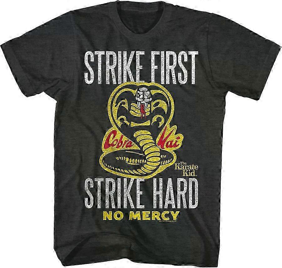 Tričko Cobra Kai s retro vzorem Strike First