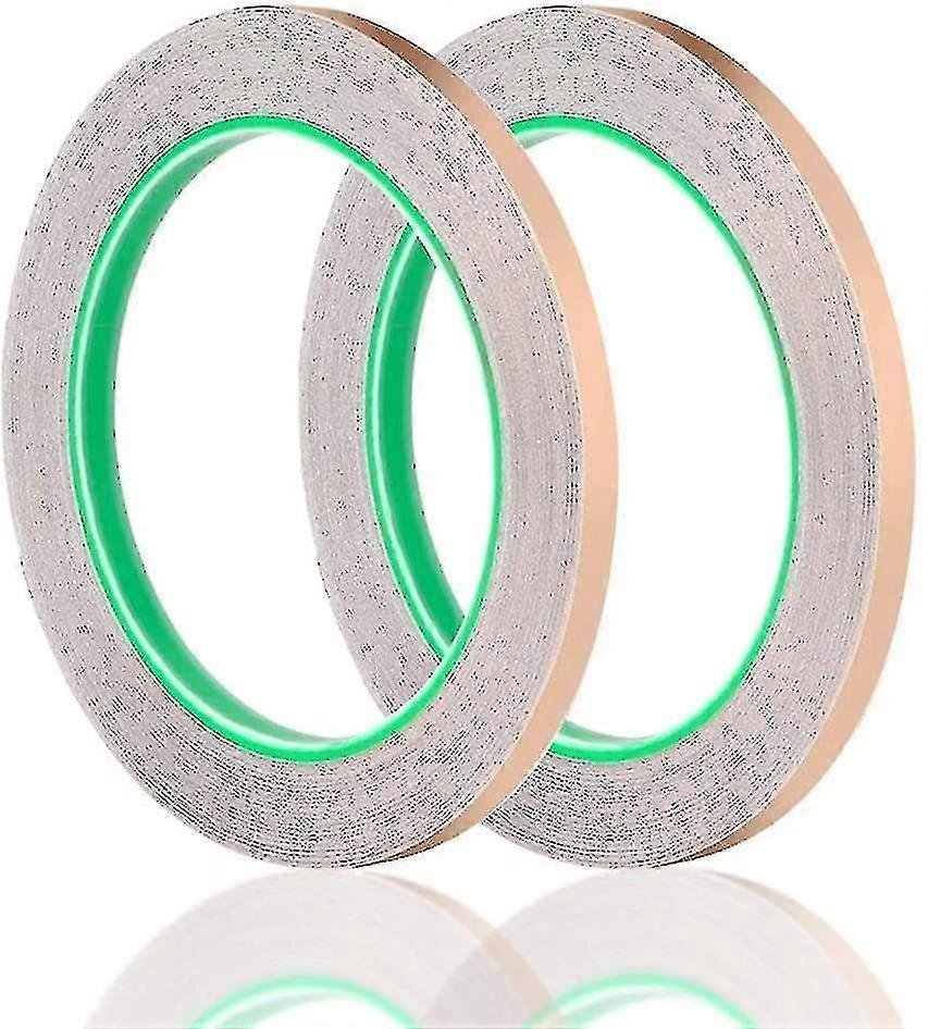 2ロール銅テープ、20m x 6mm銅スラグテープ二重導体銅テープ、ステンドグラス高品質のための装飾的な銅箔テープ