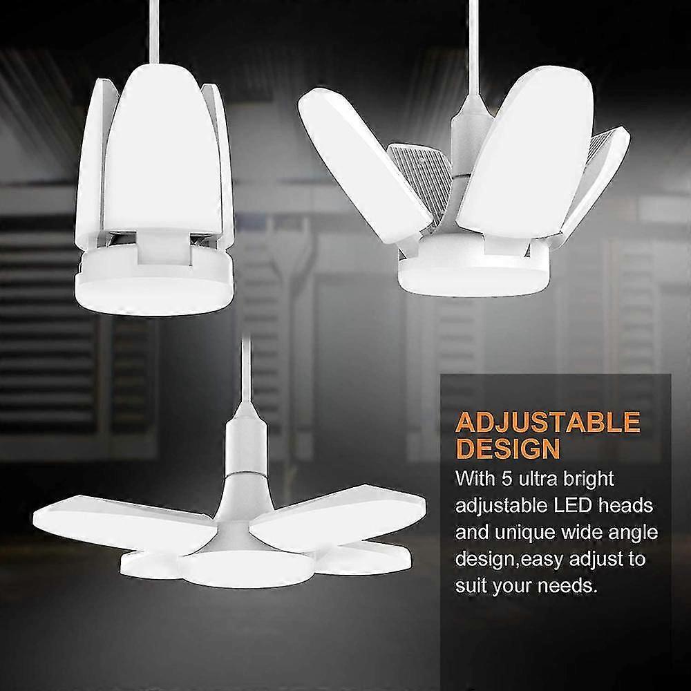 E27 Led Lamp Fan Shape Led Bulb Foldable 220v 110v 40 Leds Light Bulbs For Home Ceiling Lamp Warehouse