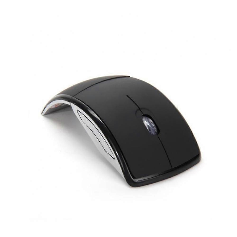 Folding Wireless Optical Mute Mouse 2.4G Portable Mouse with USB Receiver for Notebook, PC, Laptop, Computer