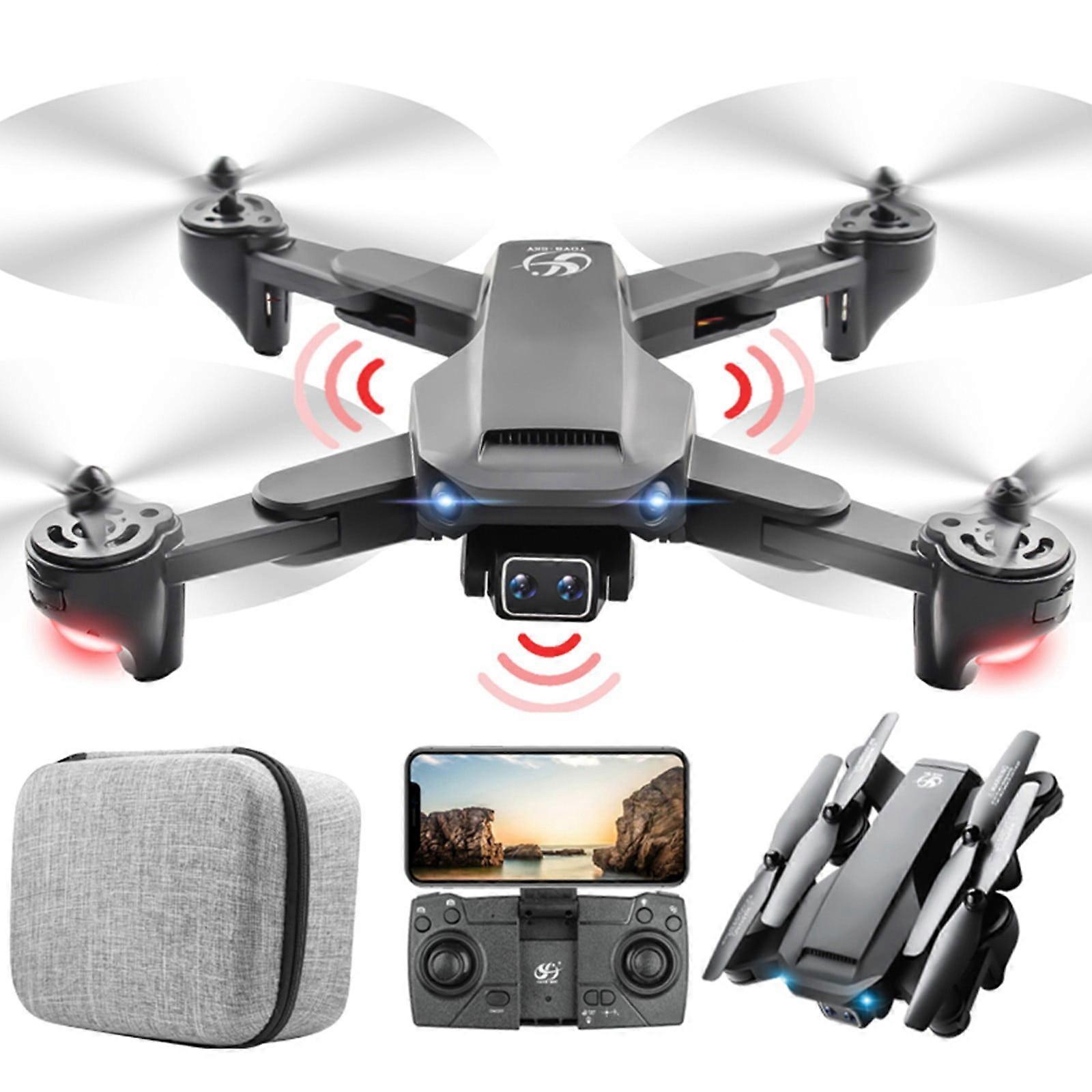 Mini Foldable FPV Drone with 1080P WiFi Camera, Gesture Control & Electronic Regulation, Compatible with RC Quadcopter for Kids Adults