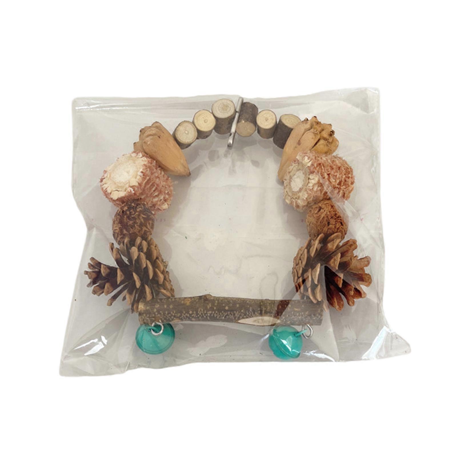 Multiple Functional Bird Perch Provide a Comfortable Rest and Entertaining Space for Bird Perfect for Pet Store Home  small