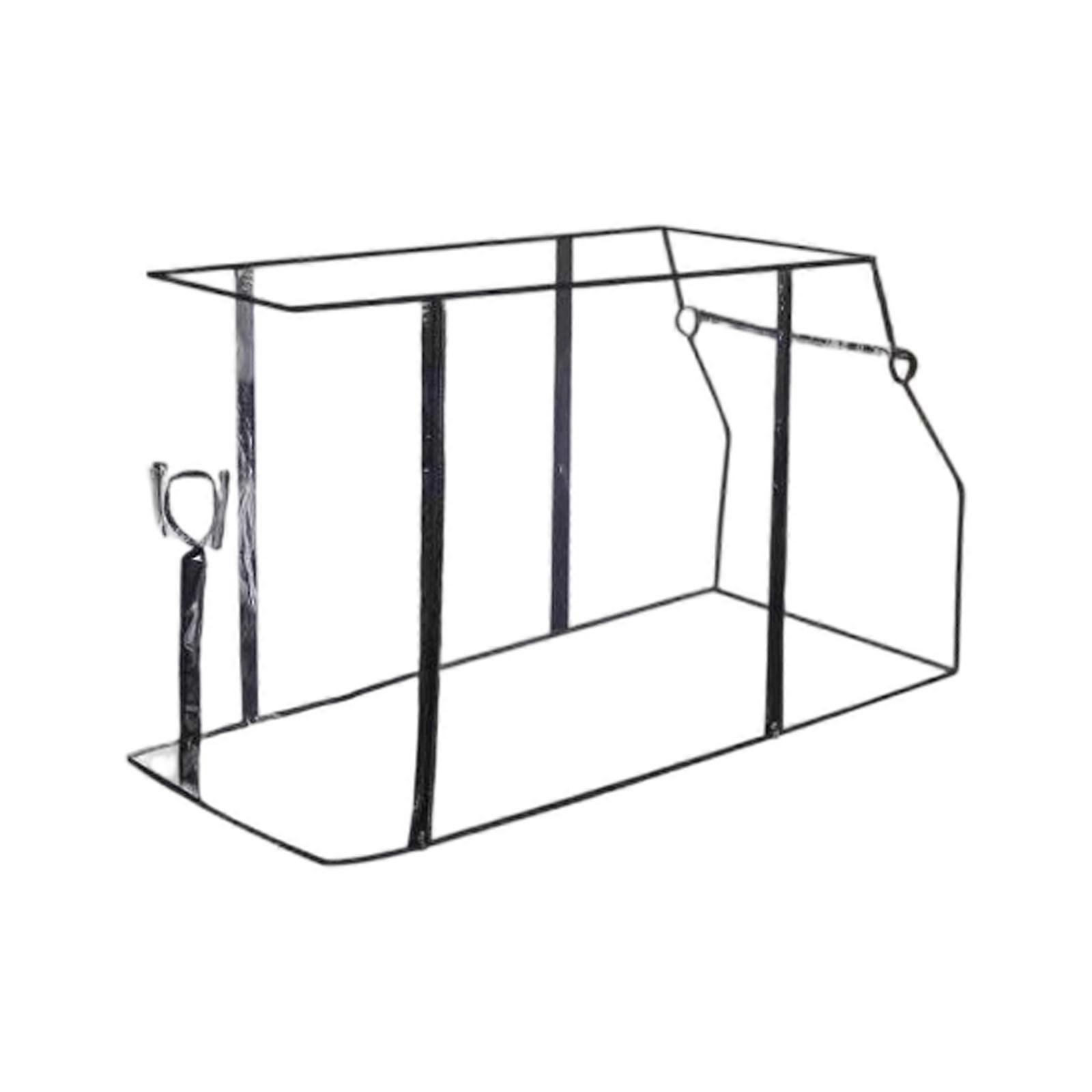 EVA Rain Protectors Camping Wagon Rain Cover For Outdoor Carts Includes Transparent View Panel And Tool Frees Assembly Multicolor