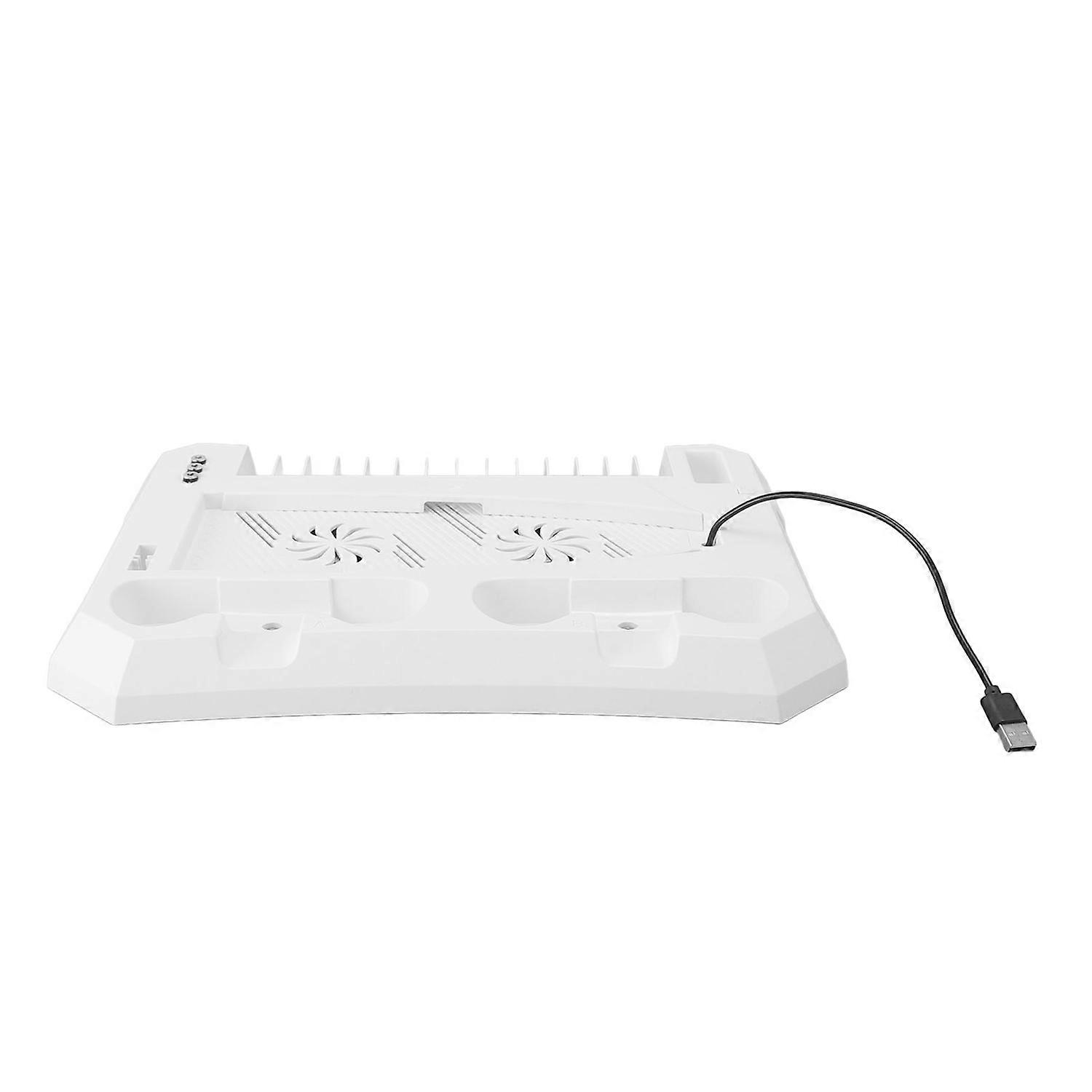 Game Console Cooling Stand Quiet Dual Controller Charger Station Console Vertical Stand for PS5 Digi