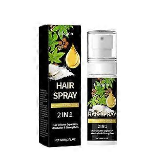 Bruma capilar Hoegoa: Nutre el cuero cabelludo, hidrata el cabello y le da brillo. Spray reparador con aceite de ricino. 25-26