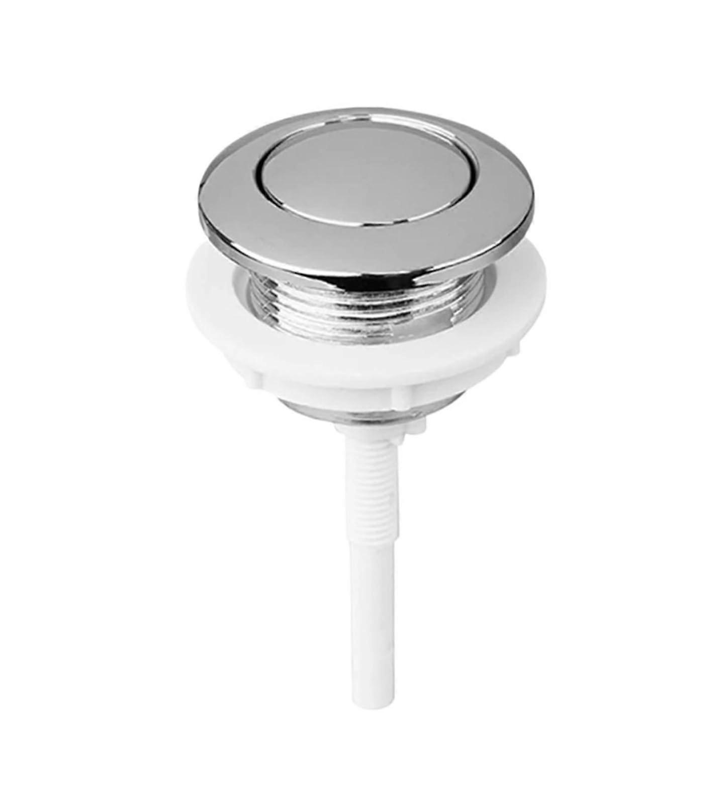 Toilet Flush Button 10.5cm Single Push Water Saving Replacement for Bathroom Fixtures