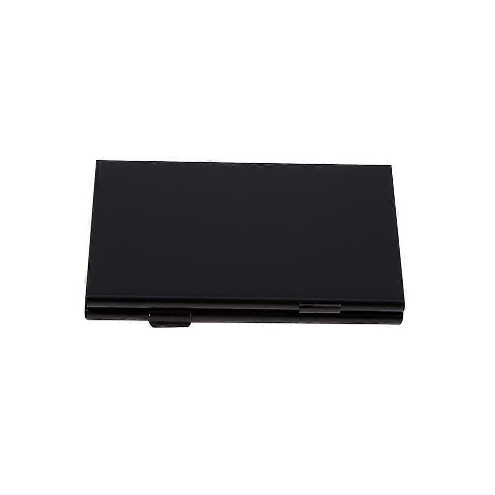 Portable Aluminium Two Layer 24TF Card  Memory Card Case Card Holder(black)